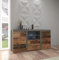 Kuechen-preisbombe Rumba Kommode Sideboard Wohnwand Wohnzimmer Anbauwand Old Wood + Matera