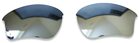 Polarlens Verres de rechange polarisés pour Oakley Half Jacket 2.0 XL – Compatibles avec les lunettes de soleil Oakley Half Jacket 2.0 XL (argent)