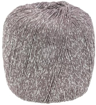 LANA GROSSA Brillino | Beilaufgarn mit farbigem Lurexfaden | Handstrickgarn aus 83% Viskose & 17% metallische Faser | 25g Wolle zum Stricken & Häkeln | 200m Garn FB 28