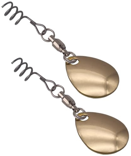Predax 2 Spinnerblättchen für Softbaits Colorado Spinnerblatt, Farbe:goldfarben