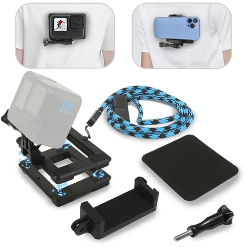 FiTSTILL Magnetic Action Camera Mount accessories Compatible with Go Pro Hero 13/12/11/10/9/8/7/6/5,DJI osmo action 5pro/4/3/2/1、INSTA 360 X5/X4/X3/X2/ace pro2/ace pro