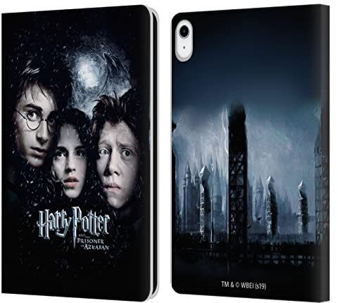 Head Case Designs Offizielle Harry Potter Ron, Harry & Hermione Poster 3 Prisoner of Azkaban IV Leder-Wallet-Hülle Kompatibel mit Apple iPad 10.9 (2022)