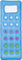 BESTWAY Badematr.Fashion Lounge (Blau, 188 x 71 cm)