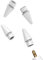 Apple Pencil 2nd Generation Tips 1st Generation Gen 2 Tip Ipad Ipencil Accessories(4 Pack)Penil Stylus Pen Replacement Nibs Compatible For Ipad Pro 12.9 Air 9th 10th Tablet Touch Accessory First Gen