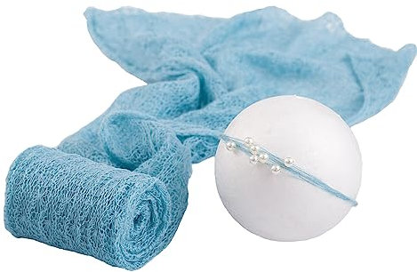 Yufana Neugeborene Fotografie Prop - Mohair-Stricktuch Mit Kopfbedeckung für Baby Fotoshootings - Geeignet Als Geburtsgeschenk für Jungen und Mädchen
