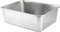 Sharplace Bac à litière pour Lapin en Acier Inoxydable pour Chaton, Surface Lisse et Facile à Nettoyer, côtés Hauts antirouille Polyvalents, 45x35x15cm