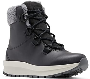 Columbia Damen Moritza Boot Schneestiefel, Schwarz/Graphitgrau, 39 EU