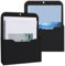 Porte Documents Magnétiques, Lot de 2 Porte-Documents Magnétiques, Rangement de Fournitures de Bureau, Porte-Lettres A4, Aimant, organisateur pour tableau blanc, réfrigérateur, Noir