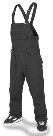 Volcom Herren Ski- Snowboardhose ROAN BIB Overall, Größe:M, Farben:Black