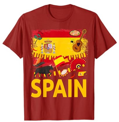 Spanish Flag Outfit Idea For Kids España & Española T-Shirt