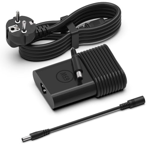 Hafiuege 65W Chargeur Ordinateur Portable pour Dell Inspiron 11 13 14 15 17 Latitude 3410 3420 3510 3520 Vostro 14 15 3000 5000 Series 19.5V 3.34A Adaptateur d'alimentation