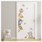 DEKO KINDERZIMMER Wandtattoo Türaufkleber Wandsticker Waldtiere Kinderzimmer Babyzimmer Tür-Sticker Wandaufkleber DK1004-8