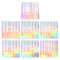 sourcing map Piano Key Stickers for 88/61/54 Keys, Large Letter Keyboard Piano Sticker Notes Guide Removable for Beginners Learning, Colorful