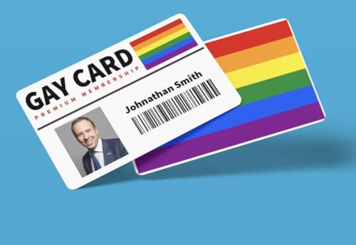 Personalisierbare Gay-Mitgliedskarte, lustiges Witz-Meme-Design, Geschenk (nur Karte)