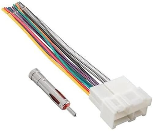 Pexorin Sostituzione cablaggio stereo, for GM 1988-2002, for Chevrolet, for GMC, for Buick, for Cadillac, kit connettore adattatore antenna cablaggio radio auto Cavo adattatore antenna veicolo