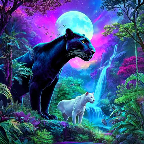 schwarz Puzzles 1000 Teile Schwer Spielzeug Pädagogisches Spiel Impossible Herausforderung Spielzeug für Erwachsene und Kinder ab 12 Jahren 38x26/1000pcs