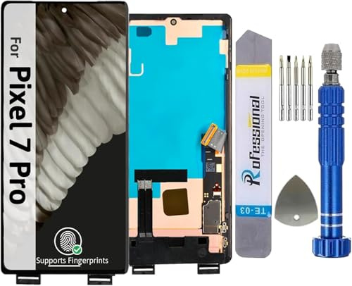 It'Go Pantalla OLED HD para Google Pixel 7 Pro GP4BC con huella dactilar LCD pantalla táctil de repuesto con herramienta negro con marco de alta calidad