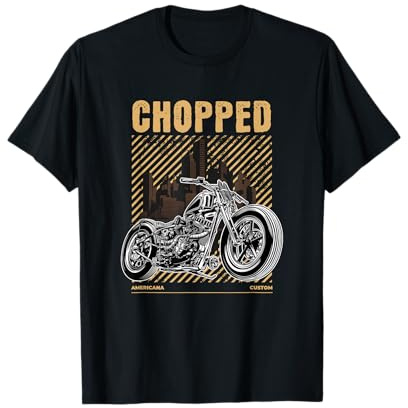 Motorbike Design, Chopper Motorcycle, Men's Motorcycle T-Shirt