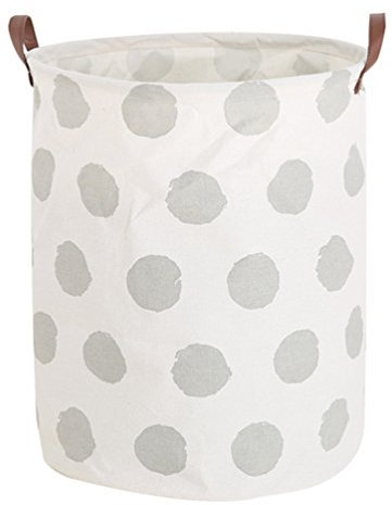Dooxi Secchio Cilindrico di Tela Cestini Portaoggetti Cesto di Stoccaggio Contenitori Impermeabile Cesto portaoggetti con Le Maniglie