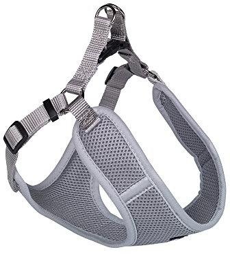 Nobby Geschirr Mesh Reflect, grau B: 20mm, L: 58-69cm + 54cm, 1 Stück