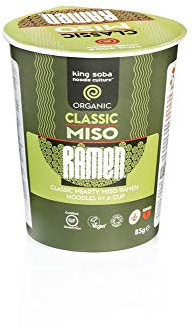 King Soba Organic Classic Miso Ramen Cup, 85 g