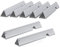 SHINESTAR Flavorizer Bars Ersatz für Weber Genesis II E-410 Grill mit GS4 Grillsystem, Ersatzteil 66033&6797, Edelstahl, 7er-Pack
