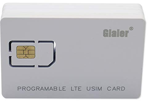 Gialer 30 tarjetas SIM programables 4G LTE WCDMA GSM Nano Micro 2FF 3FF 4FF tarjeta USIM en blanco para operador de telecomunicaciones (30 piezas)