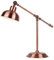 firstchoicelighting Brushed Copper Lever Arm Table Lamp or Bedside Light Classic Styled Desk Light Adjustable Antique Brushed Copper Finish LED Compatible