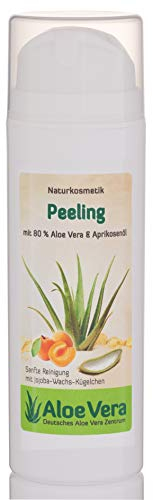 Aloe Vera Peeling, Naturkosmetik mit 80% Aloe Vera und Aprikosenöl (1 x 150 ml)