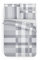 Träumschön Premium Bettwäsche 155x220 + 80x80 cm - Kariertes Design grau - Sommer Bettwäsche aus Baumwolle – Weich, Atmungsaktiv & Hautfreundlich - bügelfrei