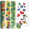 TOBJA Dinosaurier Schnapparmband & Dino Sticker - Dino Mitgebsel 10er Set | Klatscharmband für Kinder | Mitgebsel Kindergeburtstag Junge (10x Dino)