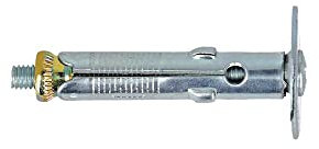 Tasselli in acciaio Ø 8 x 45 con vite premontata e rondella 1 Kg.