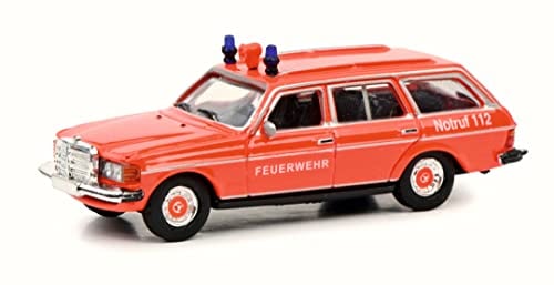 Schuco 452669000 MB 240TE Feuerwehr 1:87, Mehrfarbig