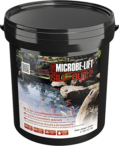 ARKA Pond Sili-Out 2-13,7 kg - Leistungsstarker Silikat Absorber, entfernt effektiv Silikat, Phosphat und weitere Schadstoffe aus jedem Gartenteich, verbessert deutlich die Wasserqualität.