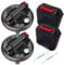 2PCS Ventouse Ventouse Verre De 8 Avec ManomèTre Pompe à Main En Abs Ventouse Verre Ventouse Puissante Pour Surfaces Planes Et Lisses Avec Accessoires Boîte à Outils Portables Capacité Charge 200kg