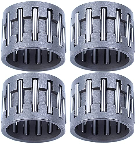 Gubeter Kit de roulement à Aiguilles de pignon d'embrayage 4 pièces, pour tronçonneuse Husqvarna 61,66,162,266,268,272,/