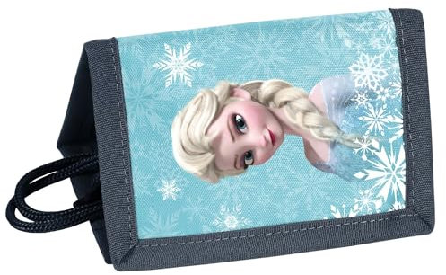 Paso Porte-monnaie pour enfant Motif La Reine des neiges Bleu 12 x 8 x 1,5 cm, bleu, 12 x 8 x 1,5 cm, La Reine des Neiges