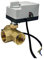 vanne 3 voies motorisée Vanne à boisseau sphérique motorisée en laiton DN15 DN20 DN25 DN50 220V 12V 24V 3 fils 2 commandes électriques avec interrupteur manuel ( Size : DN40 , Color : 220VAC_3 WAY )