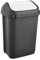 keeeper Mülleimer mit Schwingdeckel, 10 l, Swantje, Graphit-Grau