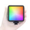 TARION Luce video RGB per fotocamera: Illuminazione Vlog LED a colori dimmerabile 2500-7000K Luce brillante sulla fotocamera 1800mAh Ricaricabile con per Fotografia DSLR Fotocamera Gopro RPL-01
