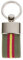 MIBANDERA Llavero Bandera de España. Llaveros Hombre Mujer Bandera España Coche Moto. (Verde Militar)