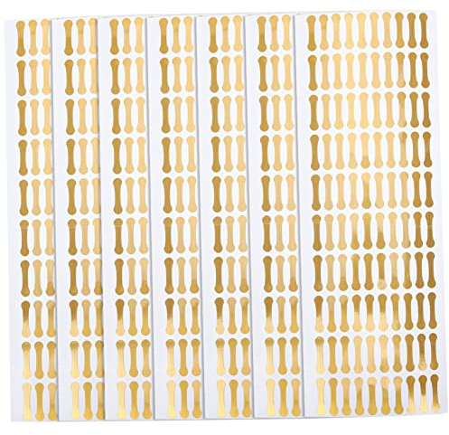 DIYEAH 500pcs Tamper Evident Stickers Adhesive Tamper Label Duct Tape Clear Adhesive Tamper Tape Clear Sticker Paper Clear Duct Tape Labels Tamper Proof Labels for Jars Seals Sealing PVC