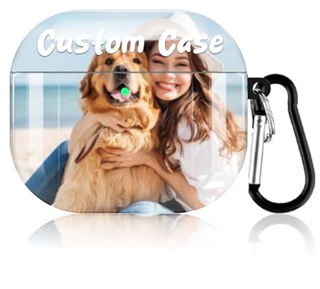 GYEBLUE Personalisierte AirPod 3 Hülle mit Foto, Benutzerdefinierte Hülle Kompatibel mit AirPod 3 Hülle, Design Ihr Foto Text Name AirPod 3 Case Personalisierte Geschenk (für AirPod 3)