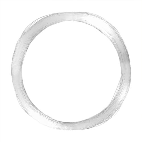 Fishing Wire, Nylon Thread Clear Fishing Wire, Transparent Sea Fishing String, 1mm/ 0.8mm Diameter Fishing Linee Thread, Anti-Rust Kite Fly High-Density Sea Fishing String For Hanging Fishing Wire