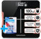 Grundig Personenwaage digital, Körperwaage bis 180 kg mit hochpräzisen Sensoren, Weight Scale, Waage Personen, 5mm gehärtetes Sicherheitslas, LCD-Display mit großen Zahlen, schwarz (inkl. Batterien)