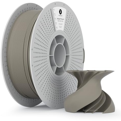 kexcelled PLA Matte Filament Warmgrau 1,75mm, 1kg Rolle Spule | Matt Textur Finish Farbe, 3D Druck Ästhetische Materialien, Maßgenauigkeit +/- 0,03mm, für FDM 3D Drucker, AMS Kompatibilität