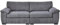 SOFASELECTIONUK LTD Jumbo Cord Sectional 3 Seater Sofa – Plush Support & Soft Cord Fabric | Space-Saving Split Design, Comfortable Sofa for Modern Living Rooms (Grey, 3 Seater)