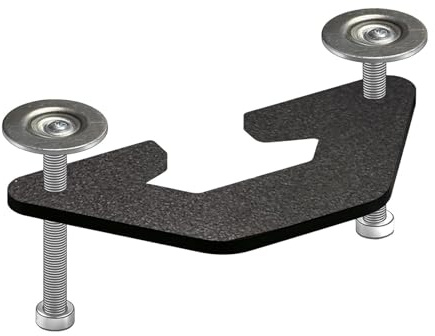 Monitor Mount Reinforcement Plate - Screen Holder Clamp Arm, Desk Protector, Bracket Base Stabilizer, Mount Support Pad, Clamp Reinforcement Accessory, Monitor Arm Base Strengthener,