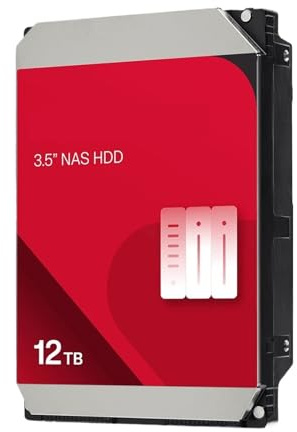 YJCEBGPED 12TB HDD Nas Internal Hard Drive Disk 3.5 WD120EFGX 7200RPM 512MB SATA 6Gb/s Harddisk for Storage
