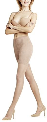 FALKE Damen Strumpfhose Cellulite Control 20 DEN W Ti transparent gegen Cellulite 1 Stück, Hautfarben Powder 4069, S